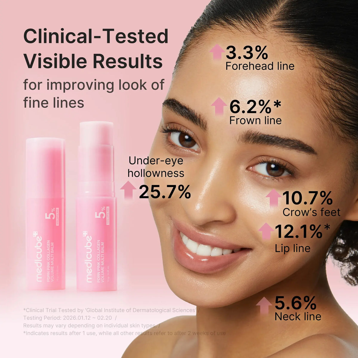 Medicube PDRN Pink Collagen Volume Multi Balm stick