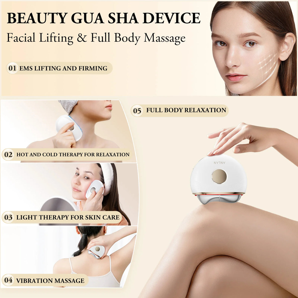 Sunday Glow Sculpt Wand electric gua sha